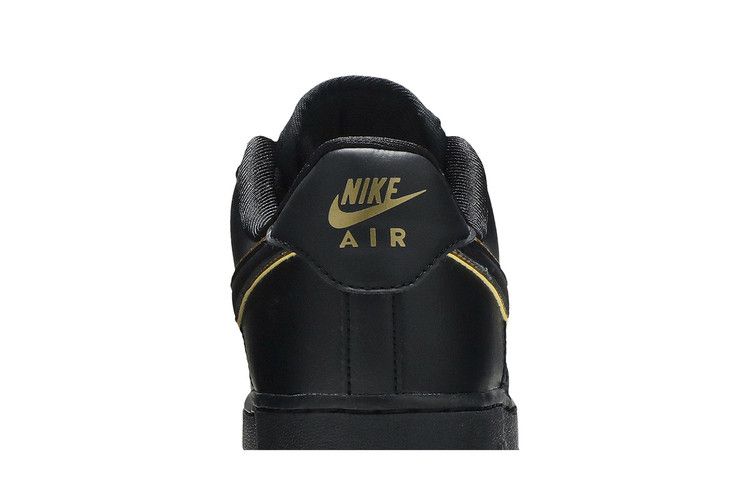 Nike Air Force 1 Low Black Gold Swoosh (Women's)