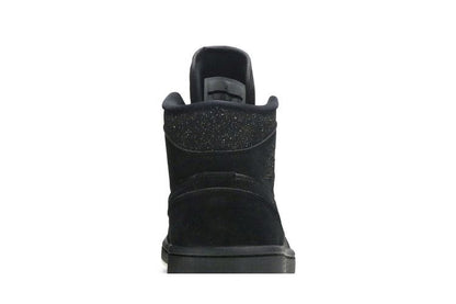 Jordan 1 Mid Glitter Black (Women's)