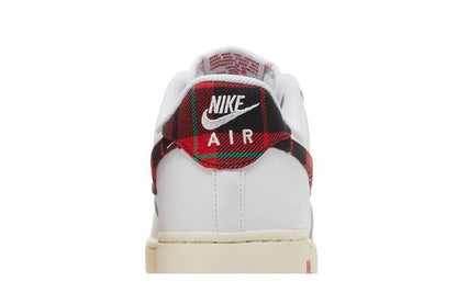 Nike Air Force 1 Low '07 LV8 Tartan Plaid White University Red