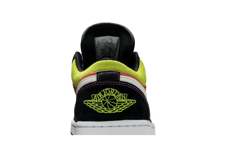 Jordan 1 Low Black Active Fuchsia Cyber