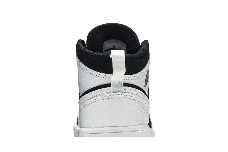 Jordan 1 Mid White Black (PS)