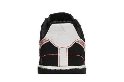 Nike Air Force 1 Low Schematic Black White Bright Crimson