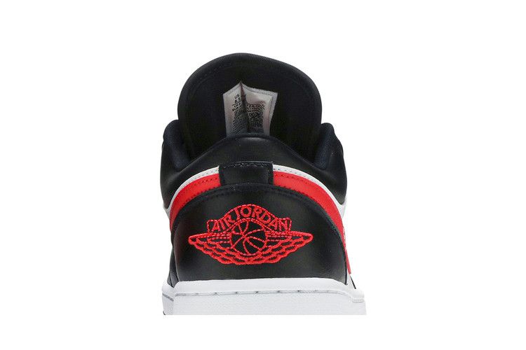 Jordan 1 Low Black Siren Red (Women's)