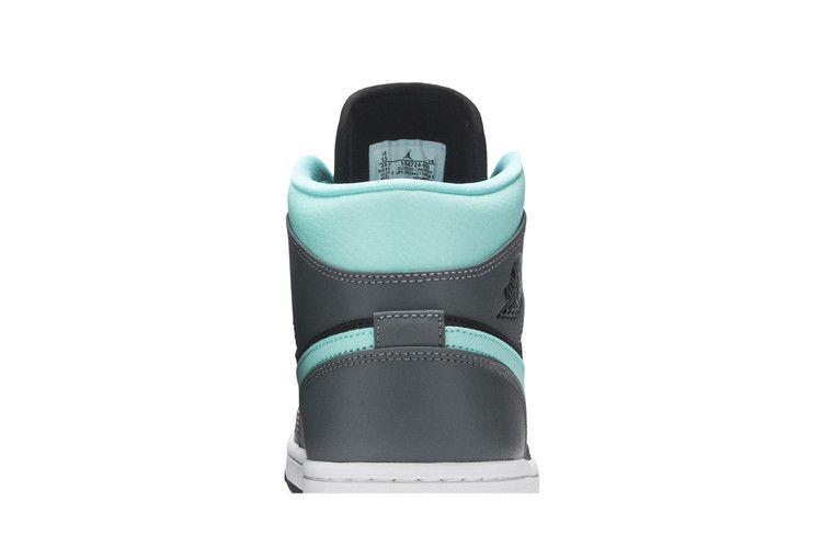 Jordan 1 Mid Grey Aqua