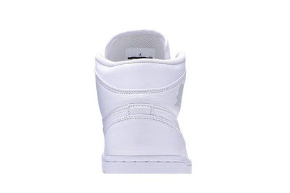 Jordan 1 Mid Triple White (2018)
