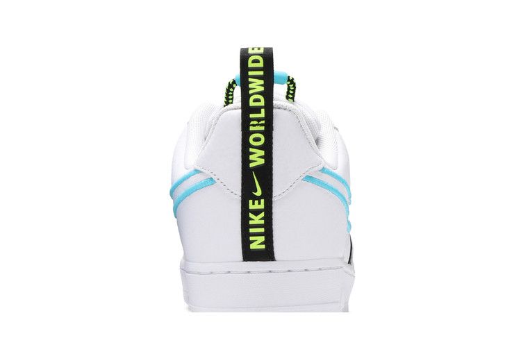 Nike Air Force 1 Low Worldwide White Blue Fury Volt