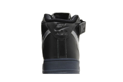 Nike Air Force 1 Mid PRM Black Metallic Silver