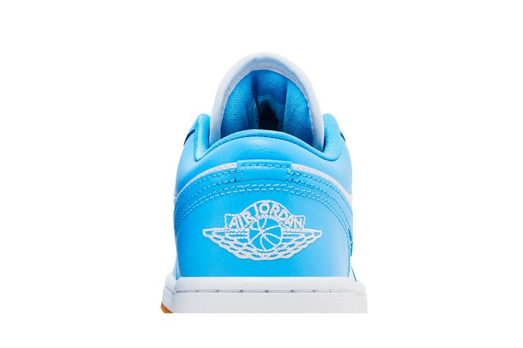 Jordan 1 Low White Gum Light Brown Dark Powder Blue (Women's)