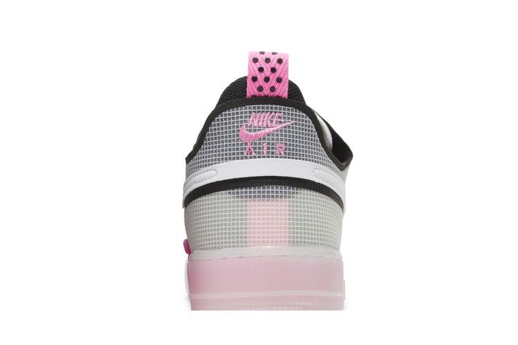 Nike Air Force 1 Low React White Black Pink Spell