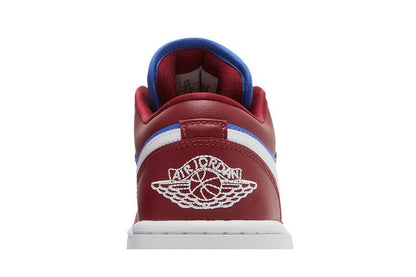 Jordan 1 Low Pomegranate Medium Blue (Women's)