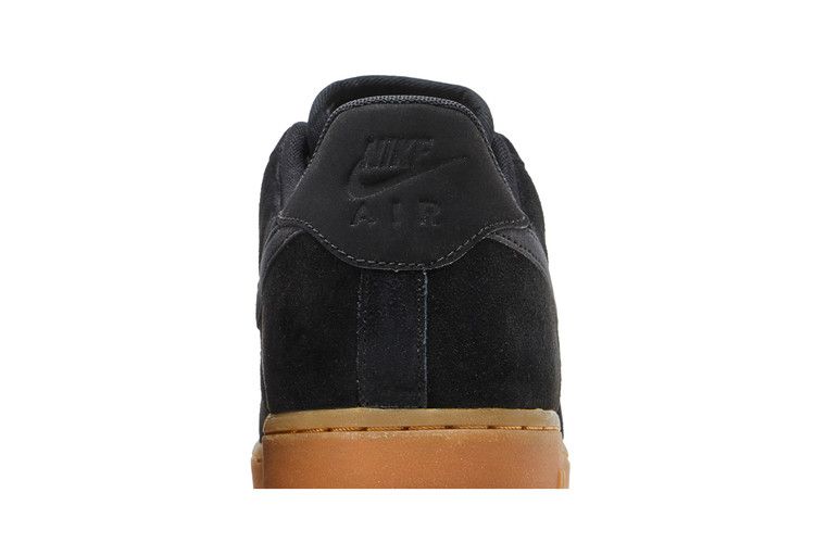 Nike Air Force 1 Low '07 Black Suede Gum