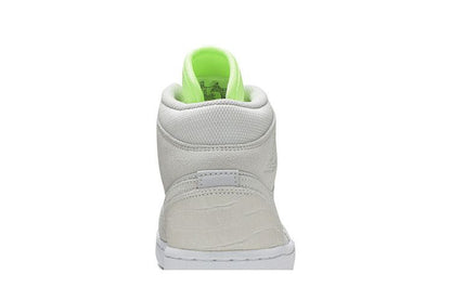 Jordan 1 Mid Vast Grey Ghost Green (Women's)