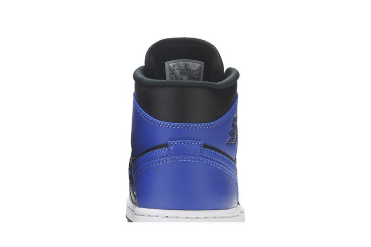 Jordan 1 Mid Hyper Royal Tumbled Leather