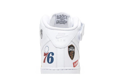 Nike Air Force 1 Mid Supreme NBA White