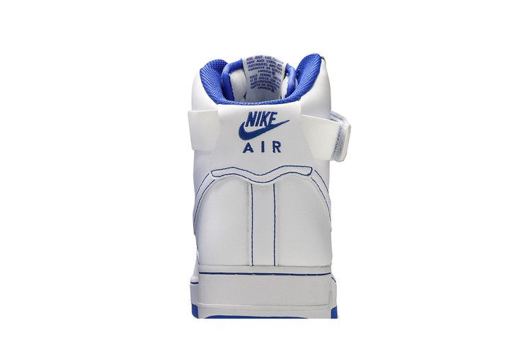 Nike Air Force 1 High White Royal Blue Contrast Stitch