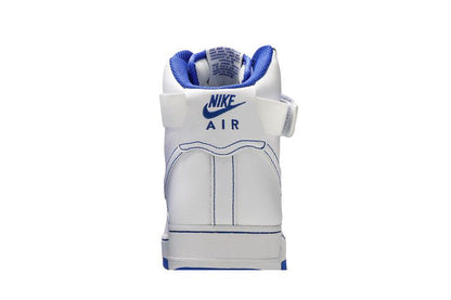 Nike Air Force 1 High White Royal Blue Contrast Stitch