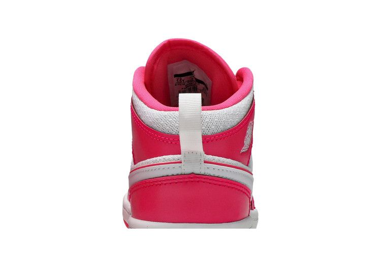 Jordan 1 Mid Hyper Pink White (PS)
