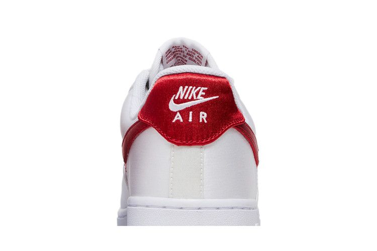 Nike Air Force 1 Low '07 Satin White Varsity Red (Women's)