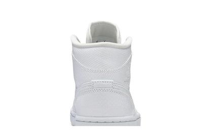 Jordan 1 Mid White Snakeskin (Women's)