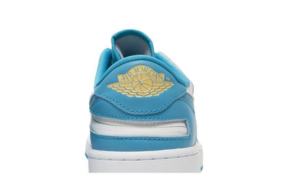 Jordan 1 Low FlyEase White Aquatone Celestial Gold