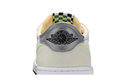 Jordan 1 Retro Low White Ghost Green Black