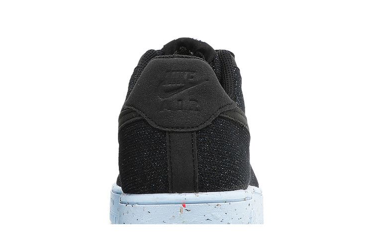 Nike Air Force 1 Low Crater Flyknit Black Chambray Blue