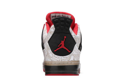 Jordan Fusion 4 White Laser
