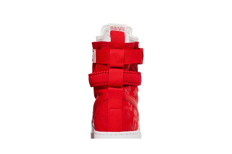 Nike SF Air Force 1 High White University Red
