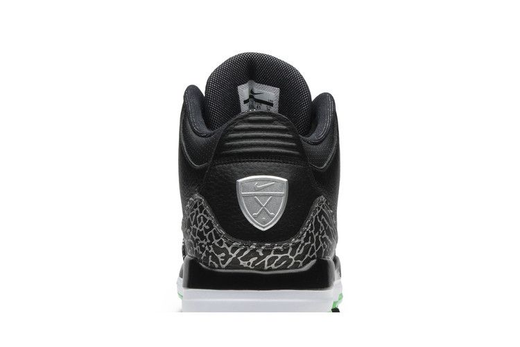 Jordan 3 Retro Golf Black Green Glow