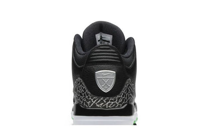 Jordan 3 Retro Golf Black Green Glow