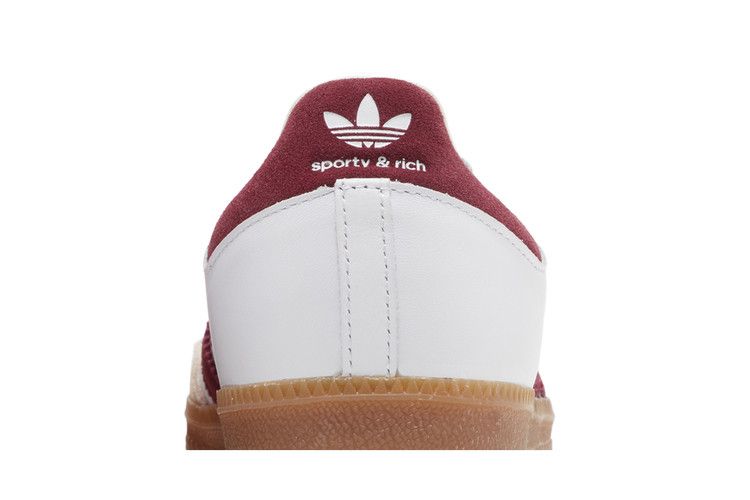 adidas Samba Sporty & Rich White Collegiate Burgundy