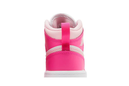 Jordan 1 Mid White Fierce Pink (PS)