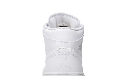 Jordan 1 Mid White/Pure Platinum