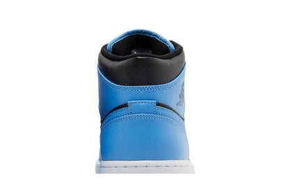 Jordan 1 Mid University Blue Black