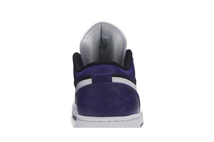 Jordan 1 Low Court Purple Black