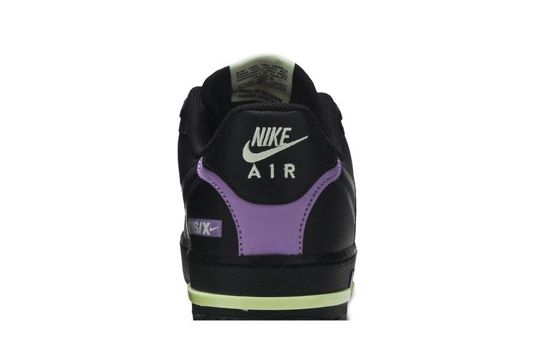 Nike Air Force 1 React Black Violet Star Barely Volt