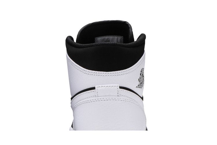 Jordan 1 Mid White Black