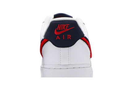 Nike Air Force 1 Low 3D Chenille Swoosh White Red Blue