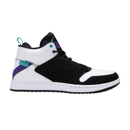 Jordan Fadeaway Black White Grape