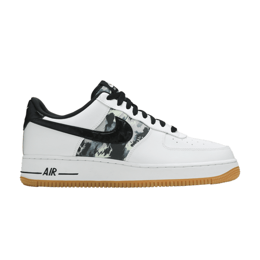 Nike Air Force 1 Low White Ripstop Camo Black Gum