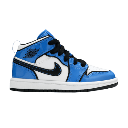 Jordan 1 Mid Signal Blue (PS)