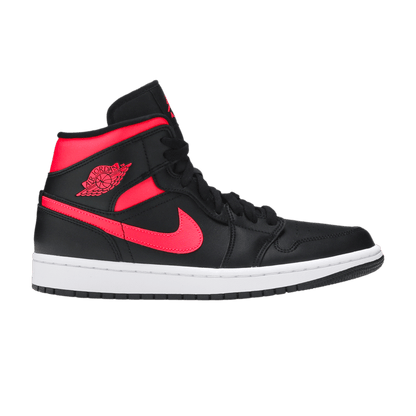 Jordan 1 Mid Black Siren Red (Women's)
