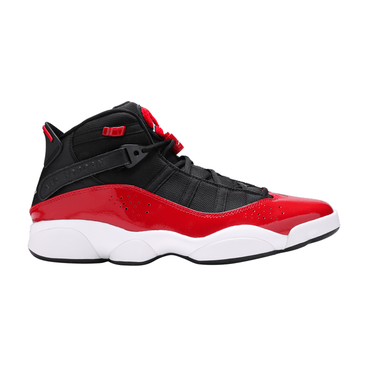Jordan 6 Rings Black Gym Red White