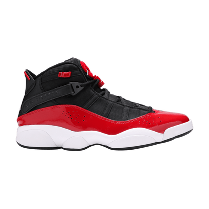 Jordan 6 Rings Black Gym Red White