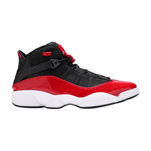 Jordan 6 Rings Black Gym Red White