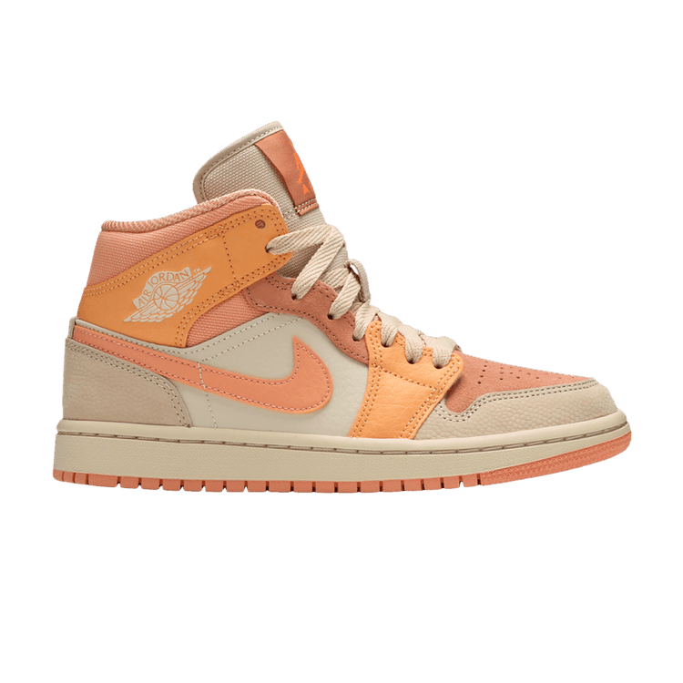 Jordan 1 Mid Apricot Orange (Women's)