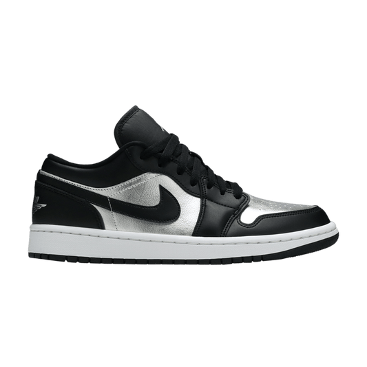 Jordan 1 Low SE Black Metallic Silver (Women's)