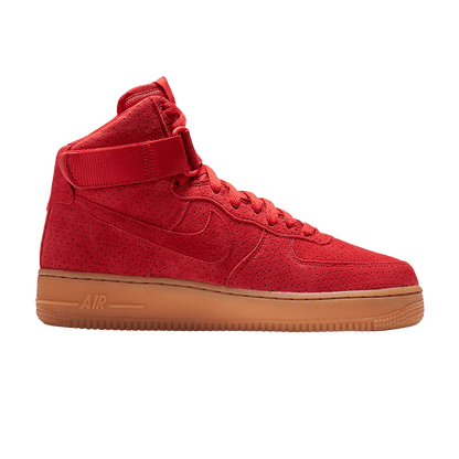 Nike Air Force 1 High Suede University Red Gum (Women's)