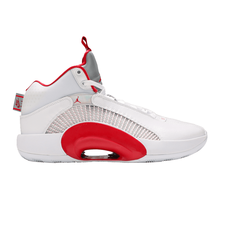 Jordan XXXV Fire Red (White Sole)