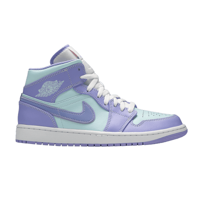 Jordan 1 Mid Purple Aqua